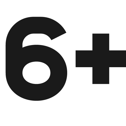 6 plus icon, solid style, from Pinhead Map Icons