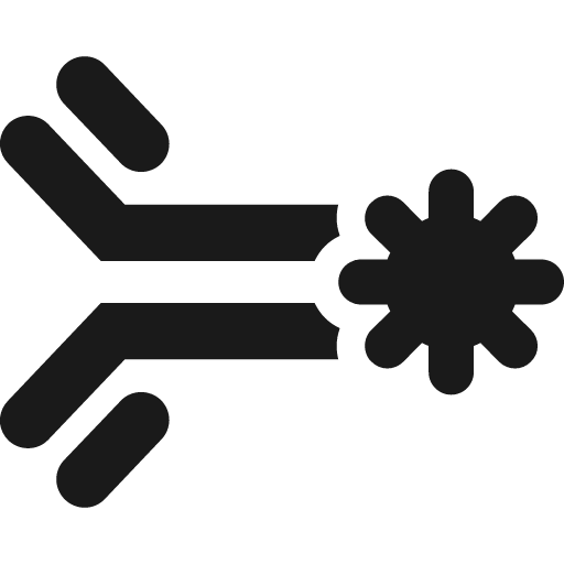 Antibody icon, solid style, from Pinhead Map Icons