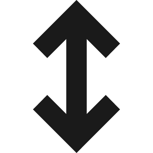 Arrows up down icon, solid style, from Pinhead Map Icons