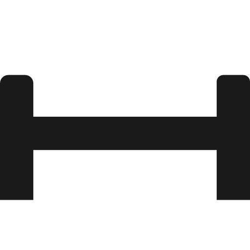 Bench with armrests icon, solid style, from Pinhead Map Icons