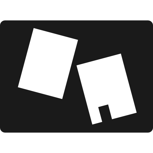 Bulletin board icon, solid style, from Pinhead Map Icons