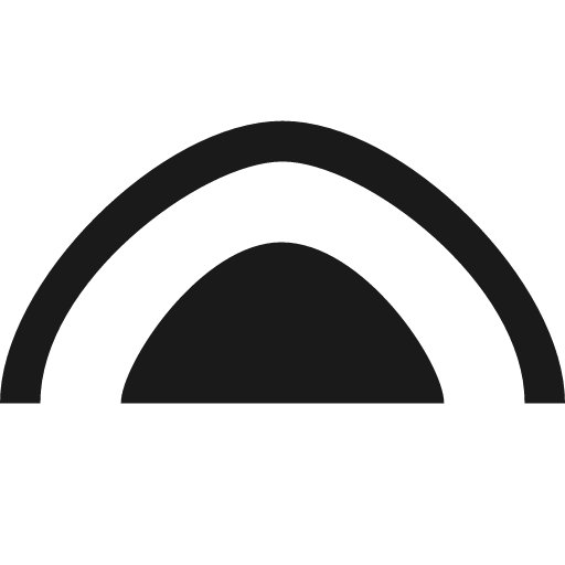 Cave icon, solid style, from Pinhead Map Icons