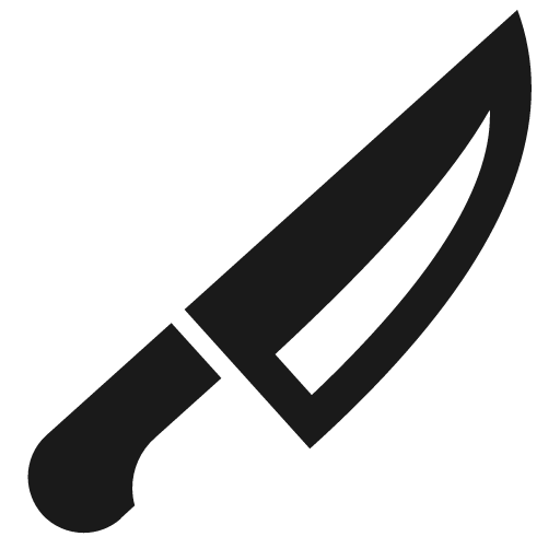 Chefs knife icon, solid style, from Pinhead Map Icons