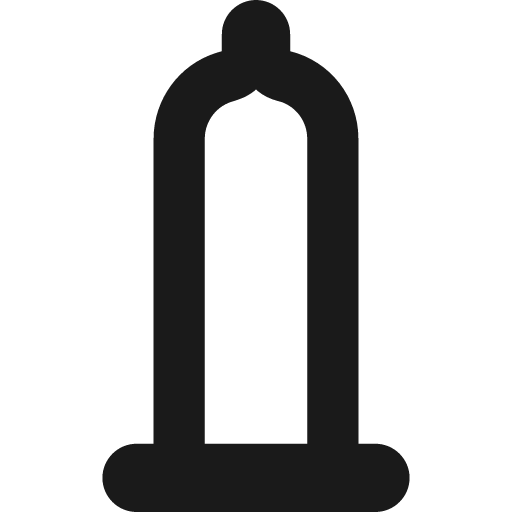 Condom icon, solid style, from Pinhead Map Icons