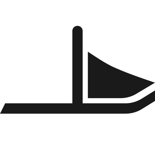 Dog sled icon, solid style, from Pinhead Map Icons