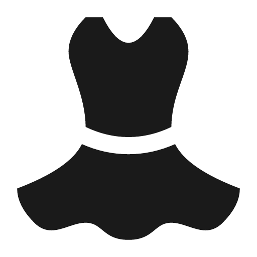 Dress icon, solid style, from Pinhead Map Icons