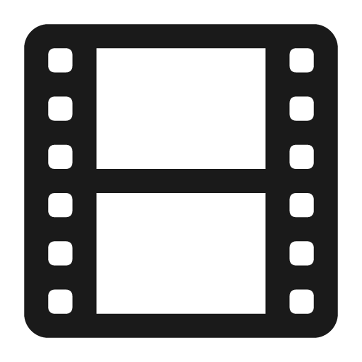 Film icon, solid style, from Pinhead Map Icons