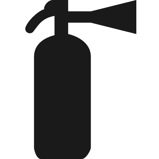 Fire extinguisher icon, solid style, from Pinhead Map Icons