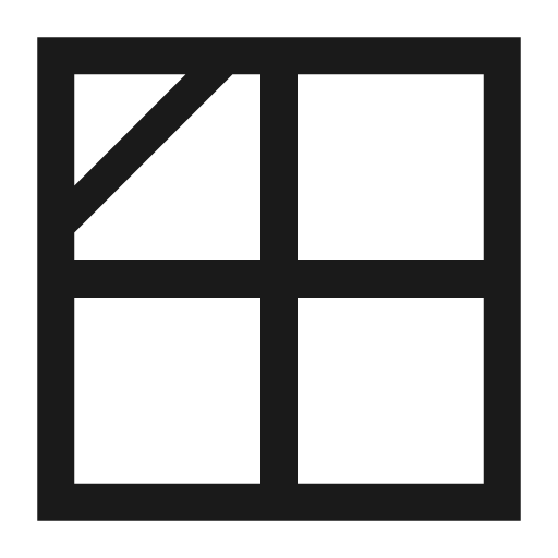 Four square court icon, solid style, from Pinhead Map Icons