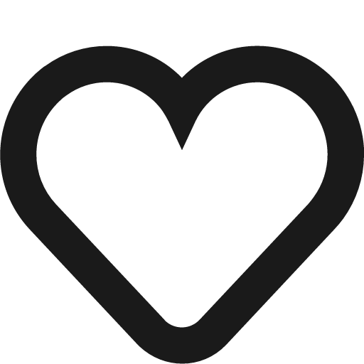 Heart outline icon, outline style, from Pinhead Map Icons