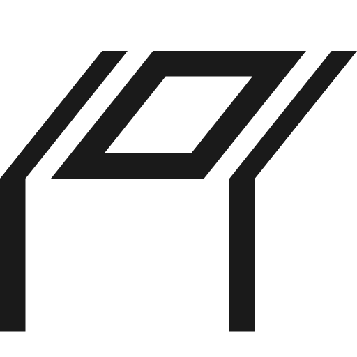 Inclined information panel icon, solid style, from Pinhead Map Icons