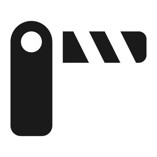 Lift gate lowered icon, solid style, from Pinhead Map Icons