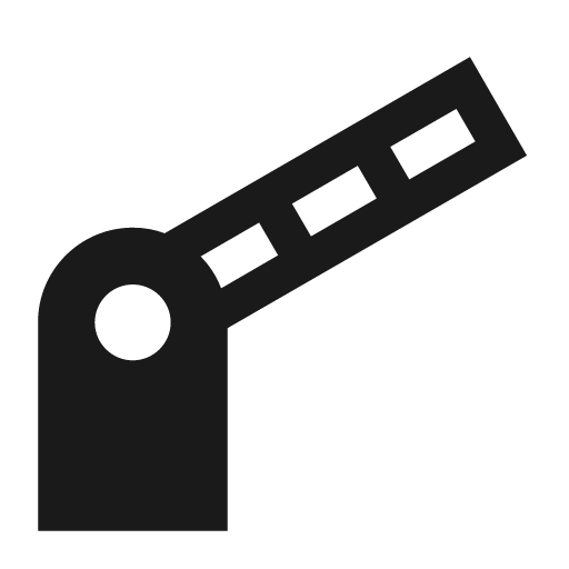 Lift gate icon, solid style, from Pinhead Map Icons