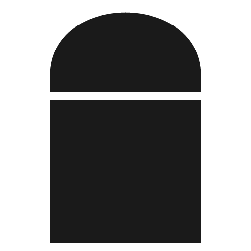 Milestone icon, solid style, from Pinhead Map Icons
