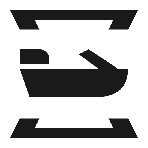 Motorboat in parking structure icon, solid style, from Pinhead Map Icons