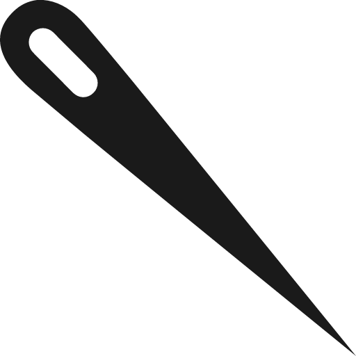 Needle icon, solid style, from Pinhead Map Icons