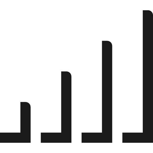 Phone bars no signal icon, solid style, from Pinhead Map Icons