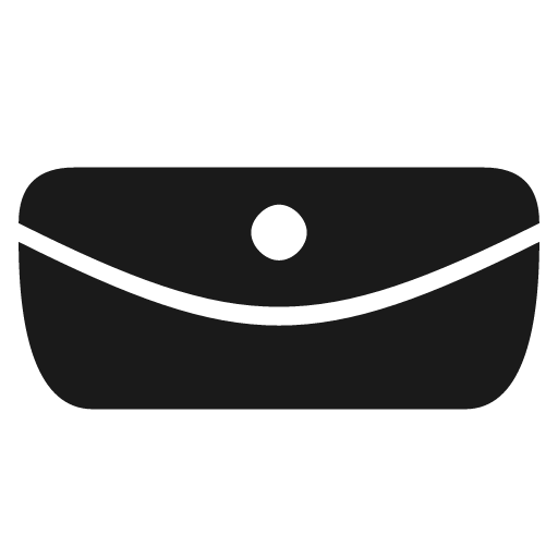 Purse icon, solid style, from Pinhead Map Icons