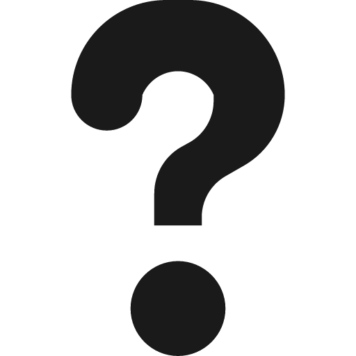 Question mark icon, solid style, from Pinhead Map Icons