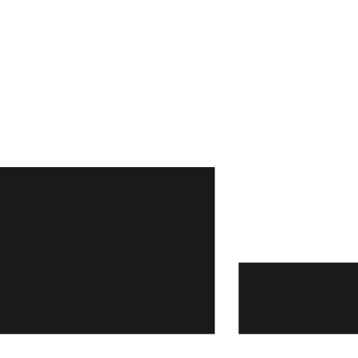 Raised curb icon, solid style, from Pinhead Map Icons