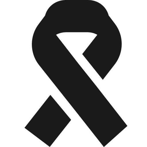 Rememberance ribbon icon, solid style, from Pinhead Map Icons
