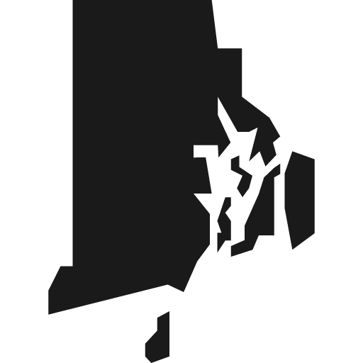 Rhode island icon, solid style, from Pinhead Map Icons