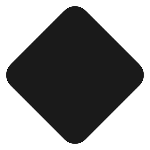 Rounded diamond icon, solid style, from Pinhead Map Icons