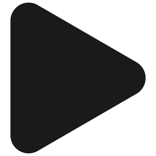 Rounded triangle right icon, solid style, from Pinhead Map Icons