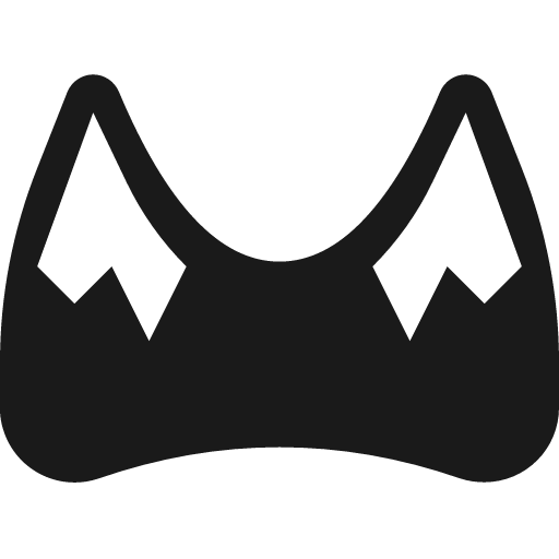 Snowcapped mountain saddle icon, solid style, from Pinhead Map Icons