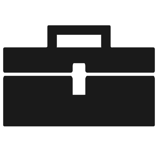 Toolbox icon, solid style, from Pinhead Map Icons