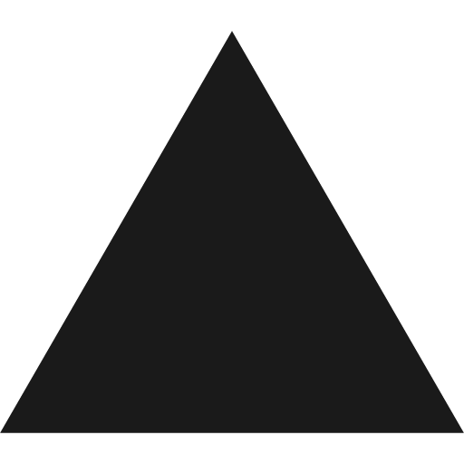 Triangle up icon, solid style, from Pinhead Map Icons