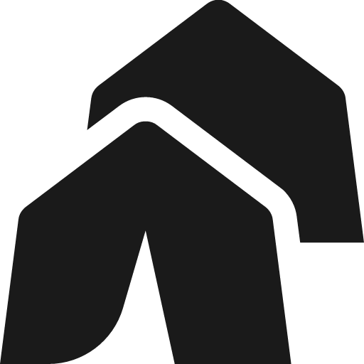 Wall tents icon, solid style, from Pinhead Map Icons
