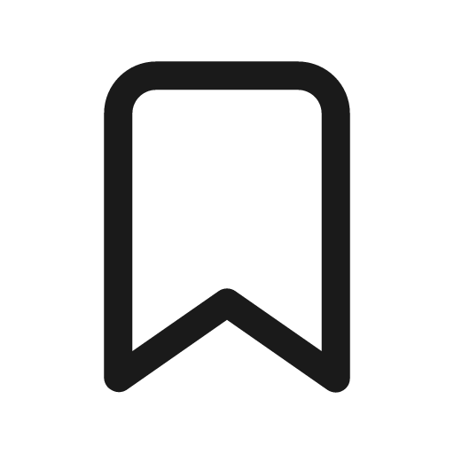 Bookmark icon, solid style, from Prime Icons