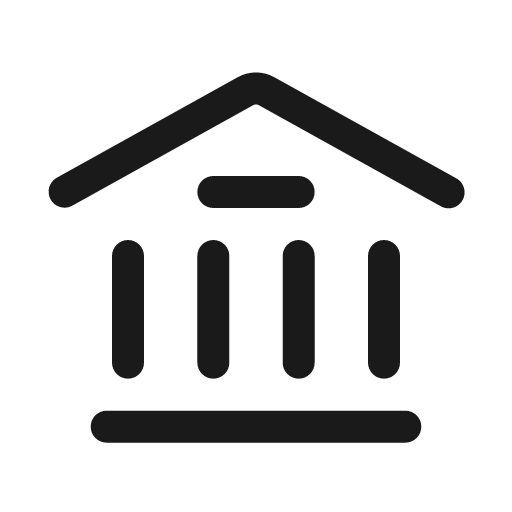 Building columns icon, solid style, from Prime Icons