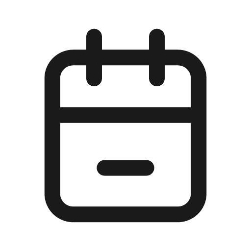 Calendar minus icon, solid style, from Prime Icons