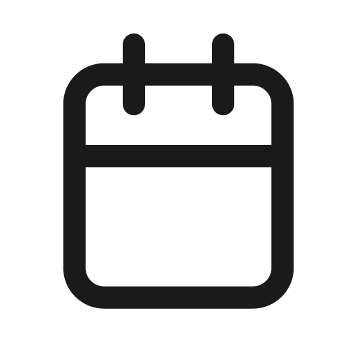 Calendar icon, solid style, from Prime Icons