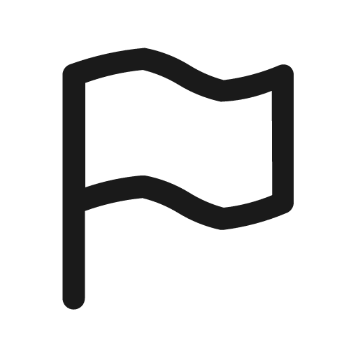 Flag icon, solid style, from Prime Icons