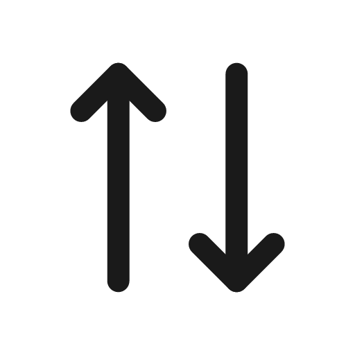 Sort alt icon, solid style, from Prime Icons