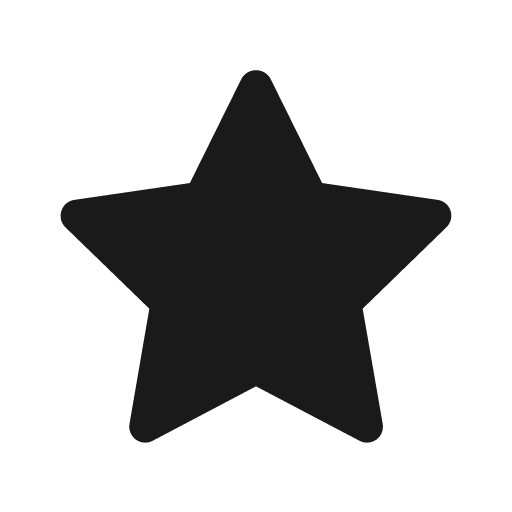 Star fill icon, filled style, from Prime Icons