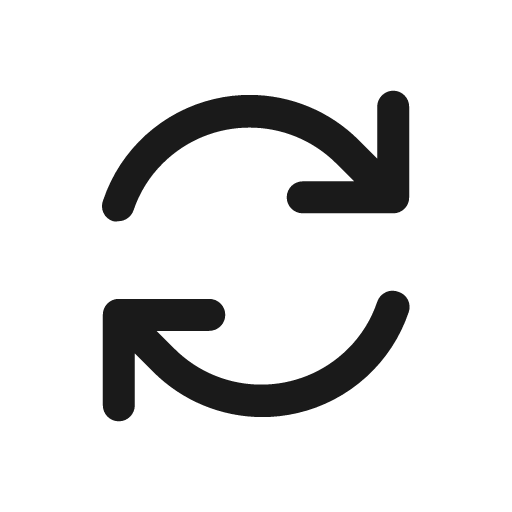 Sync icon, solid style, from Prime Icons