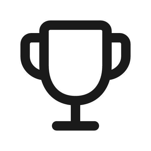 Trophy icon, solid style, from Prime Icons