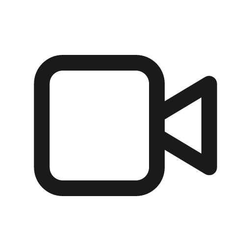 Video icon, solid style, from Prime Icons