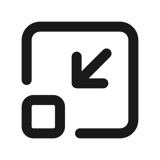 Window minimize icon, solid style, from Prime Icons