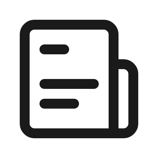 Catchup icon, line style, from Quill Icons