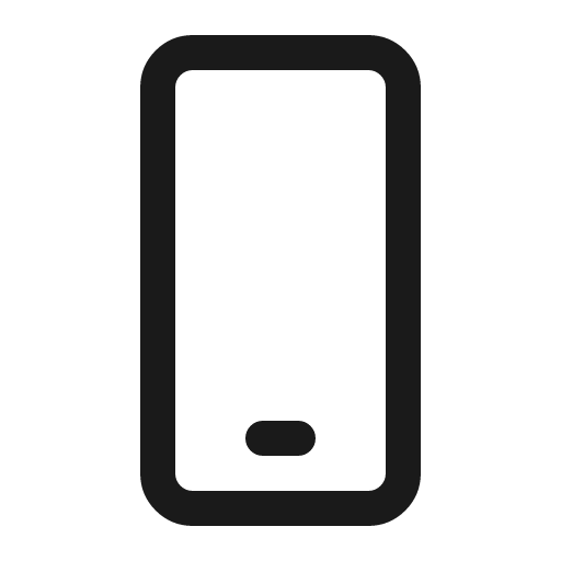 Phone icon, line style, from Quill Icons