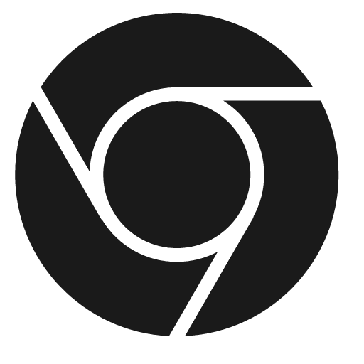 Chrome icon, solid style, from Raphael