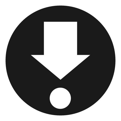 Download icon, solid style, from Raphael