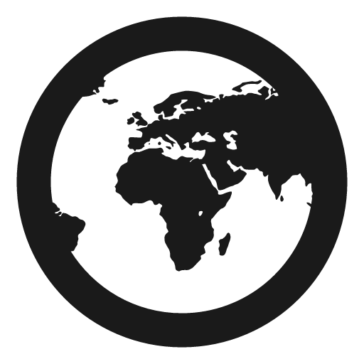 Globealt icon, solid style, from Raphael