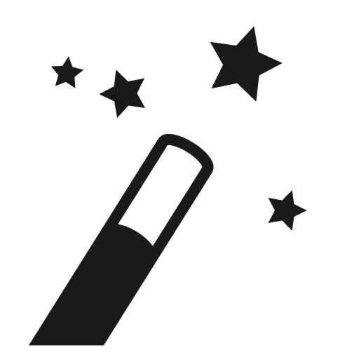 Magic icon, solid style, from Raphael