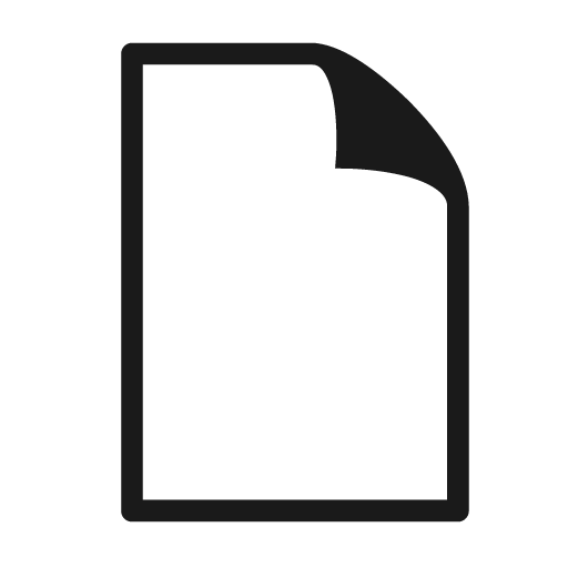 Page icon, solid style, from Raphael